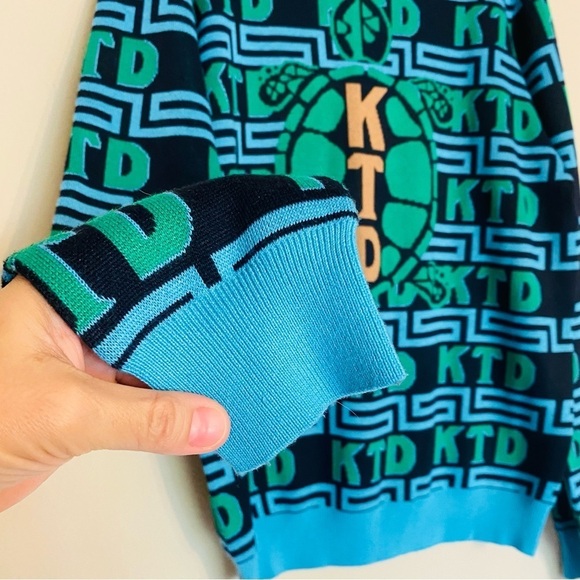 RARE Kentucky Derby Turtle KTD  Sweater Size Large Knit Unique Item - Picture 7 of 12